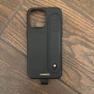 Black Leather Phone Case